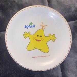 PBS Kids Sprout Star The Good Night Show Plate